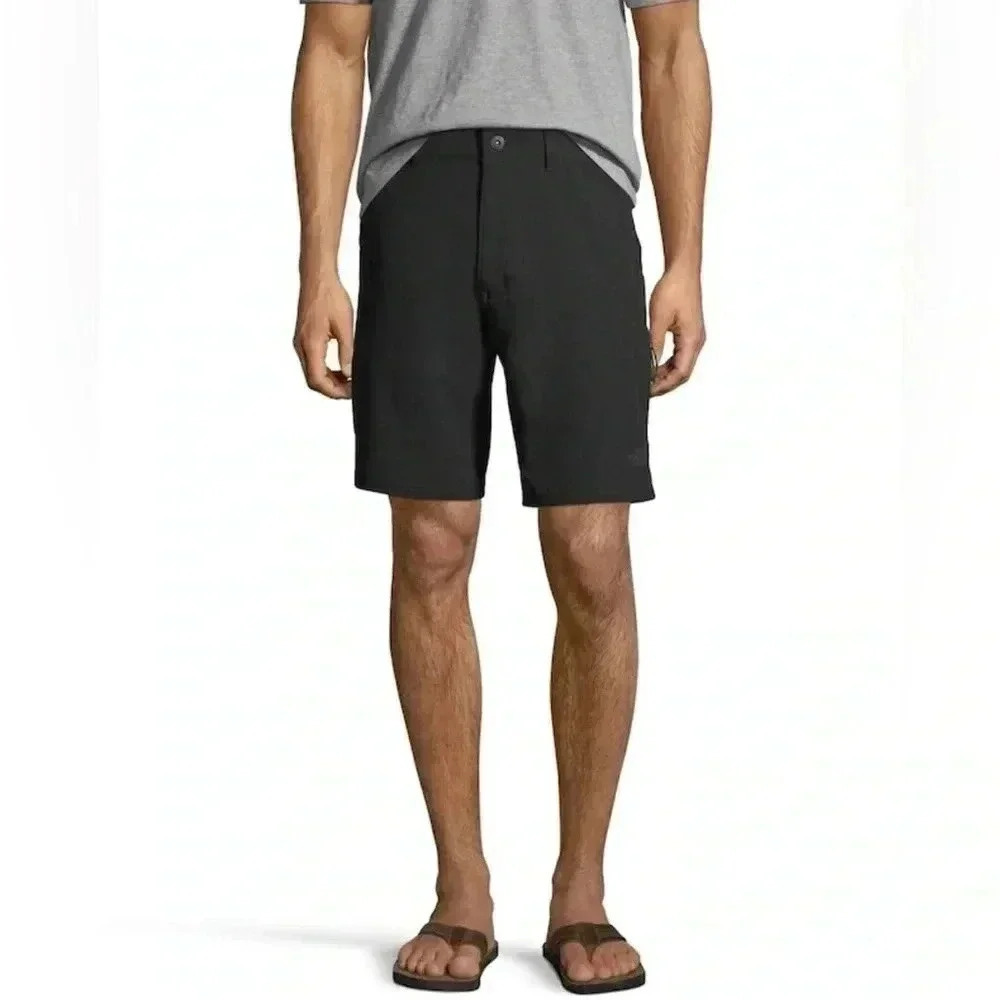 The North Face charcoal checkered  relaxed fit shorts 32